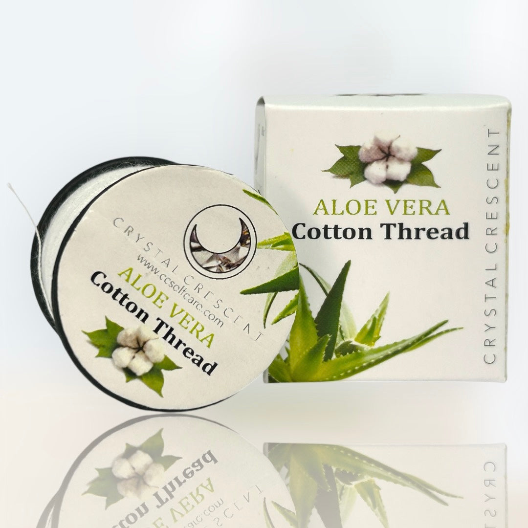 Aloe Vera Cotton Threading Thread - Crystal Crescent Shop