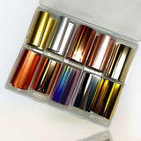 Transfer Foil Box 10 Colours B1 - Crystal Crescent Shop