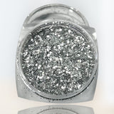 Silver Chunky Loose Glitter Pot 10g - Crystal Crescent Shop