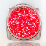 Bright Pink Chunky Loose Glitter Pot 10g - Crystal Crescent Shop